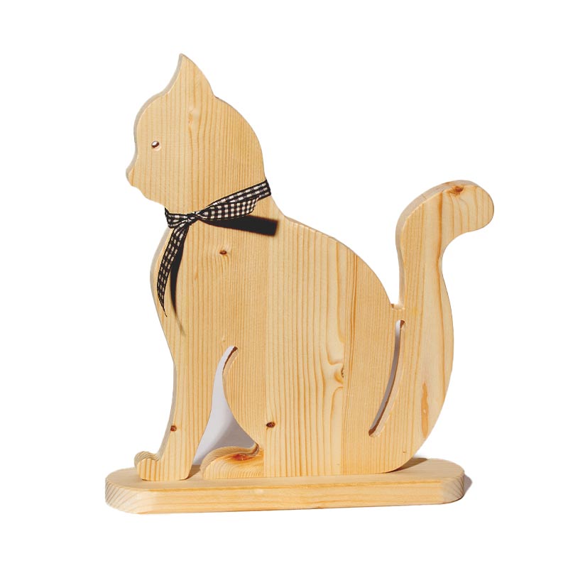 Katze mit Schleife