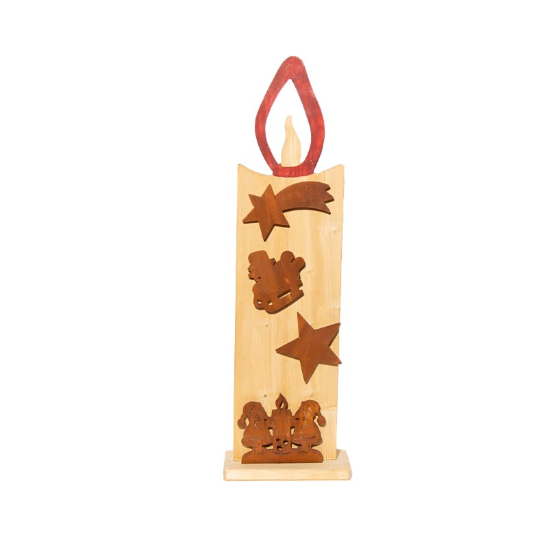 Kerze mit Flamme 